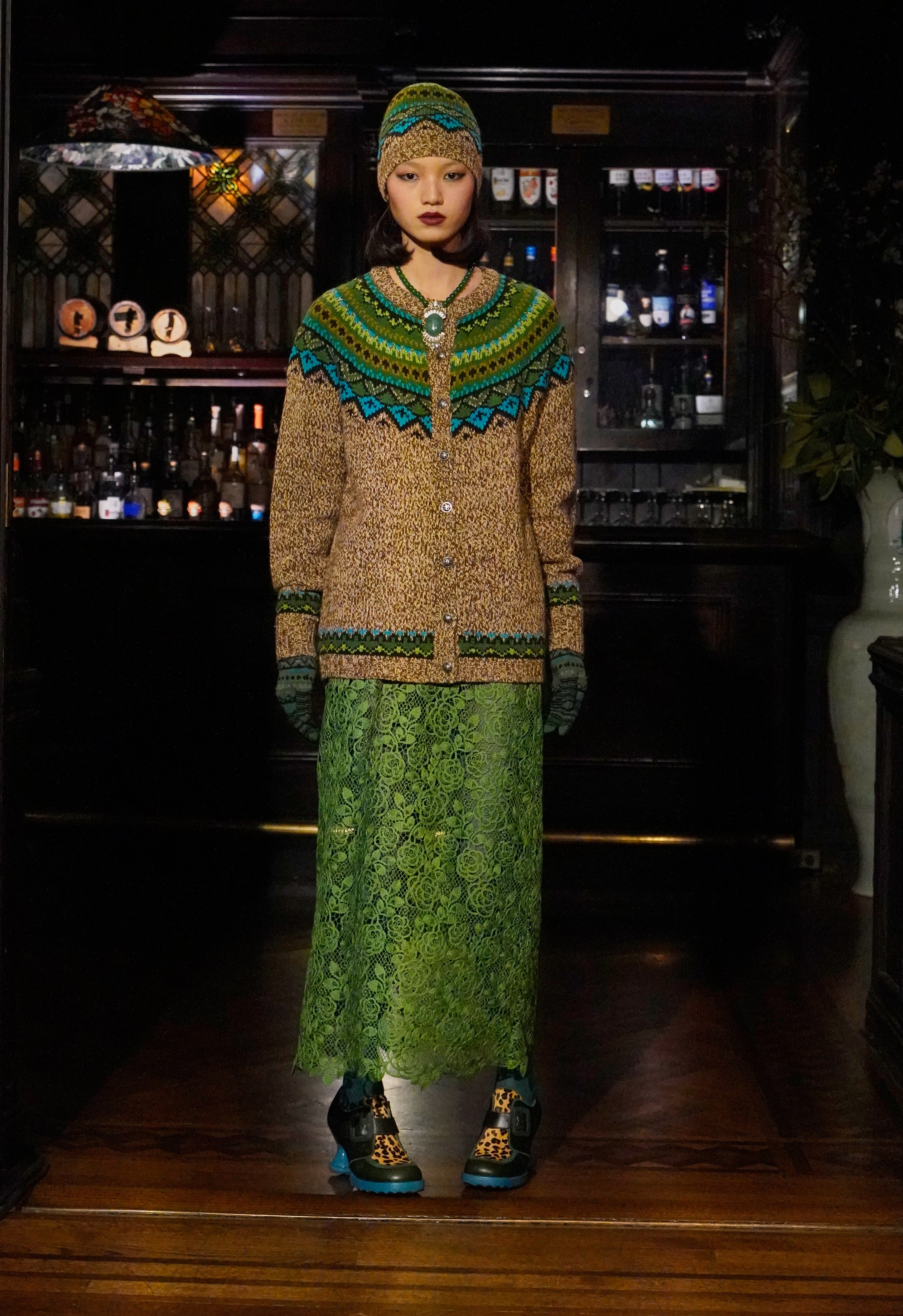 Rose Crochet Lace Skirt - Anna Sui Outlet