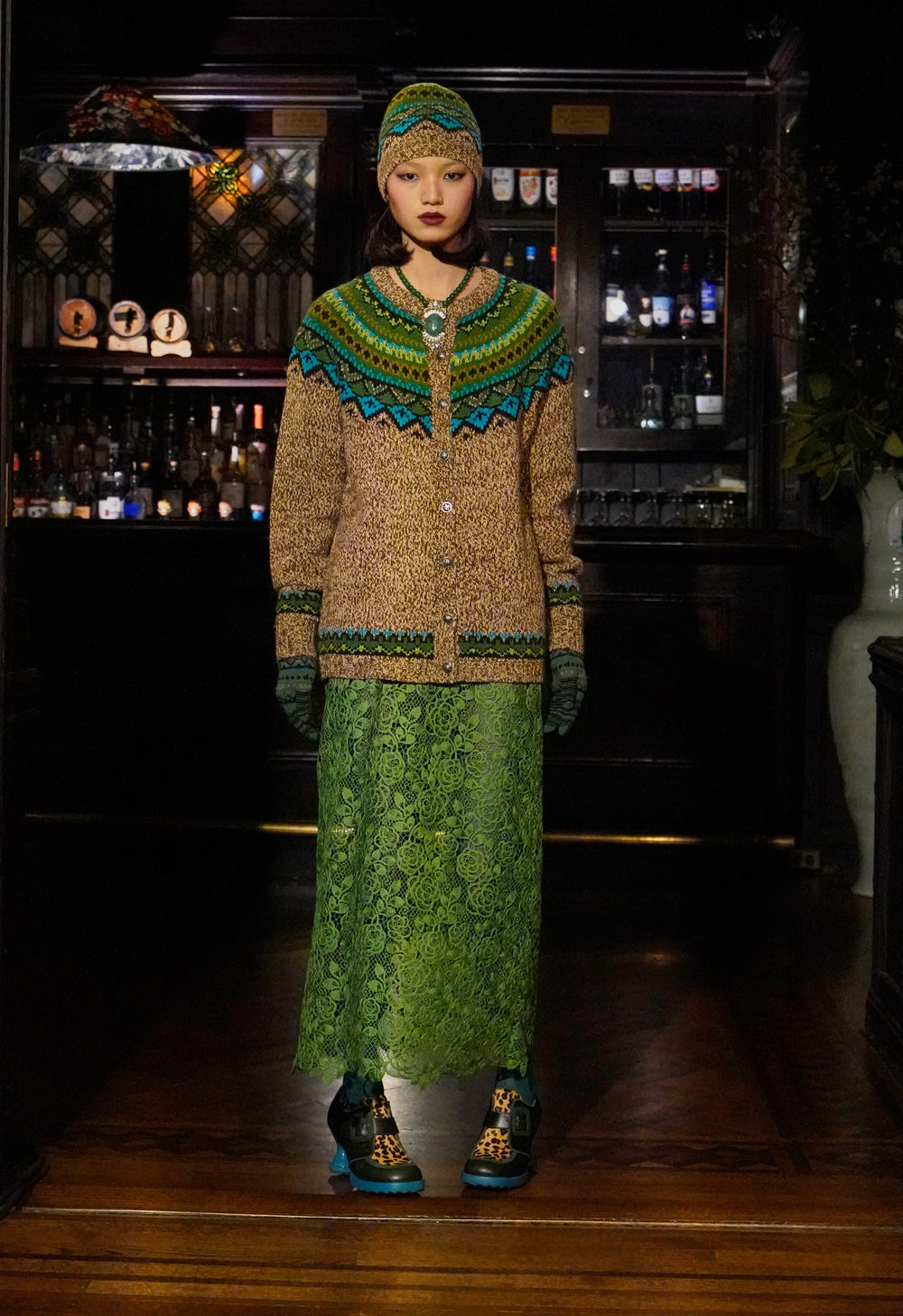 Rose Crochet Lace Skirt - Anna Sui Outlet