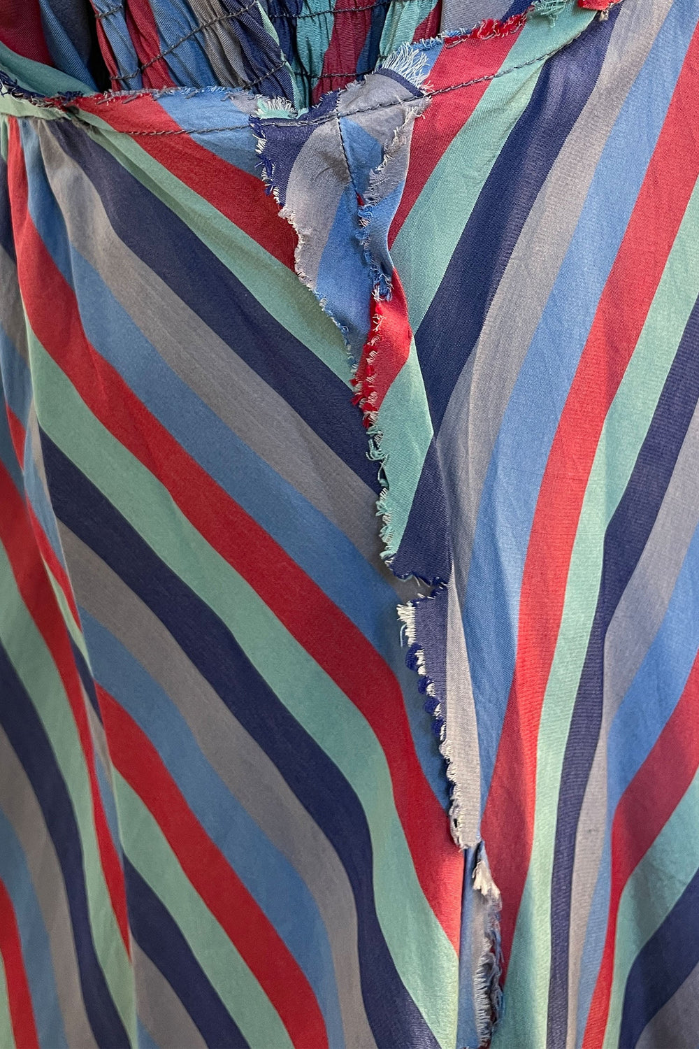 Vintage Silk Crepe De Chine With Smocking Top - Anna Sui Outlet