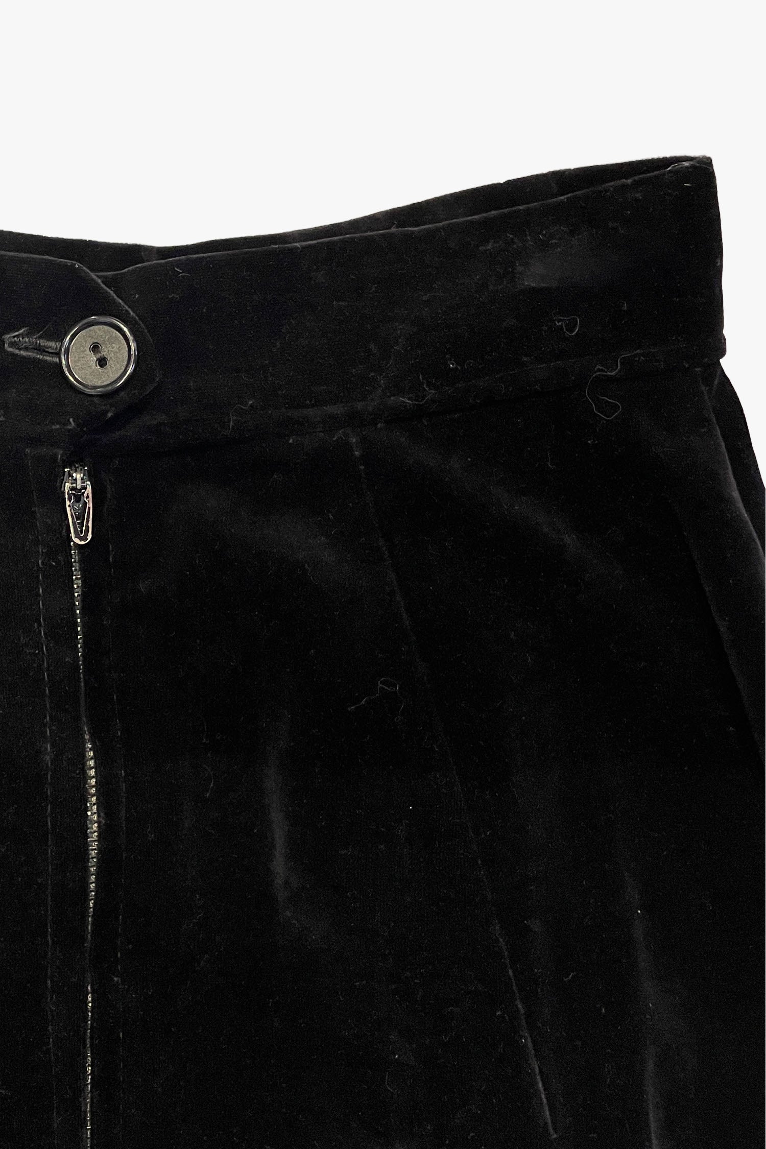 Vintage Velvet Embroidered Mini Skirt - Anna Sui Sale