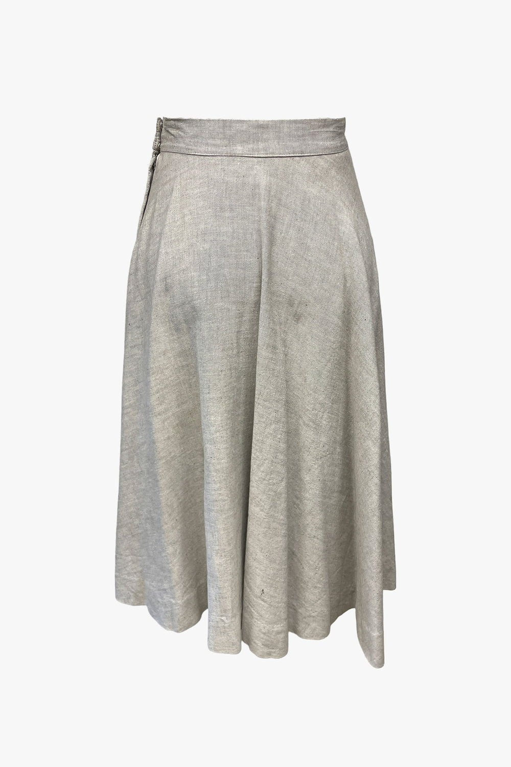 Vintage 60's Circular Hand Embroidered Midi Skirt - Anna Sui Online