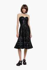 Crushed Satin Sweetheart Dress - Anna Sui Sale