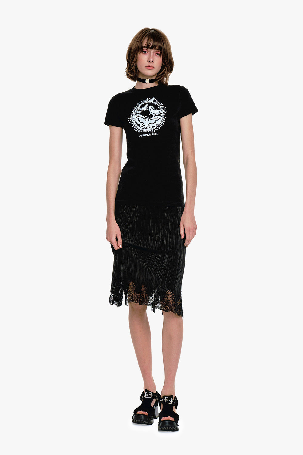 Butterflies T-Shirt - Anna Sui Outlet