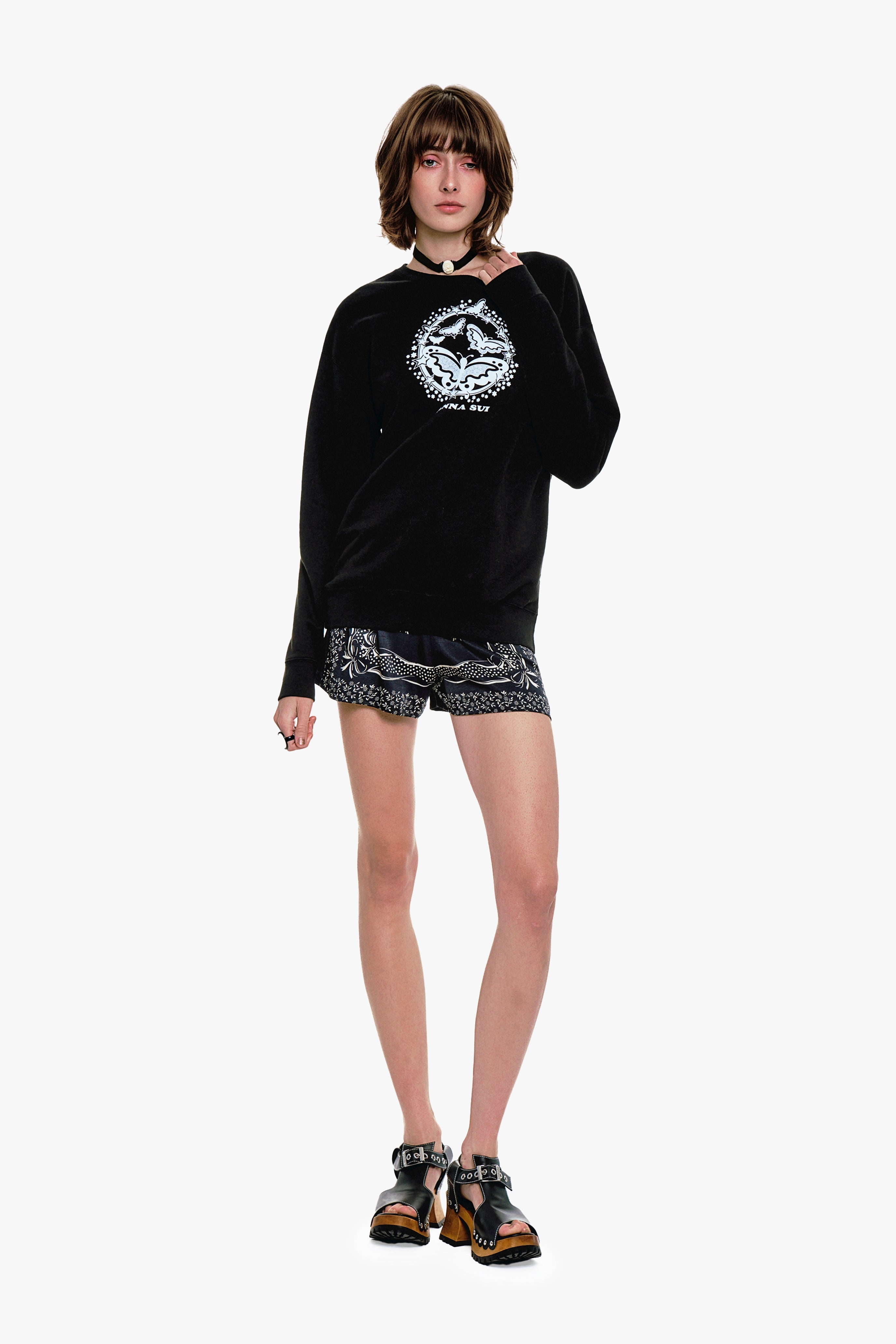 Butterflies Sweatshirt - Anna Sui Online