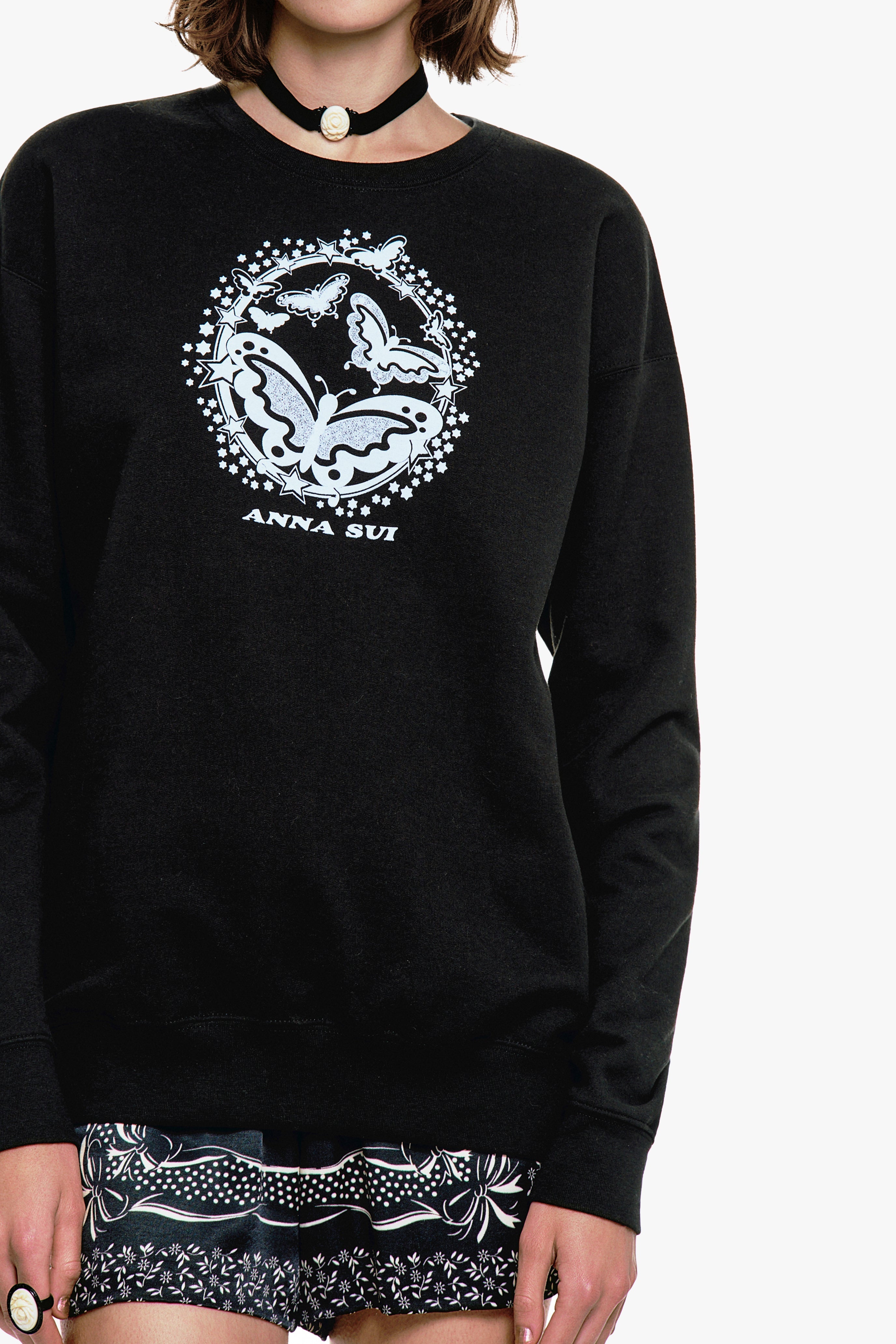 Butterflies Sweatshirt - Anna Sui Online