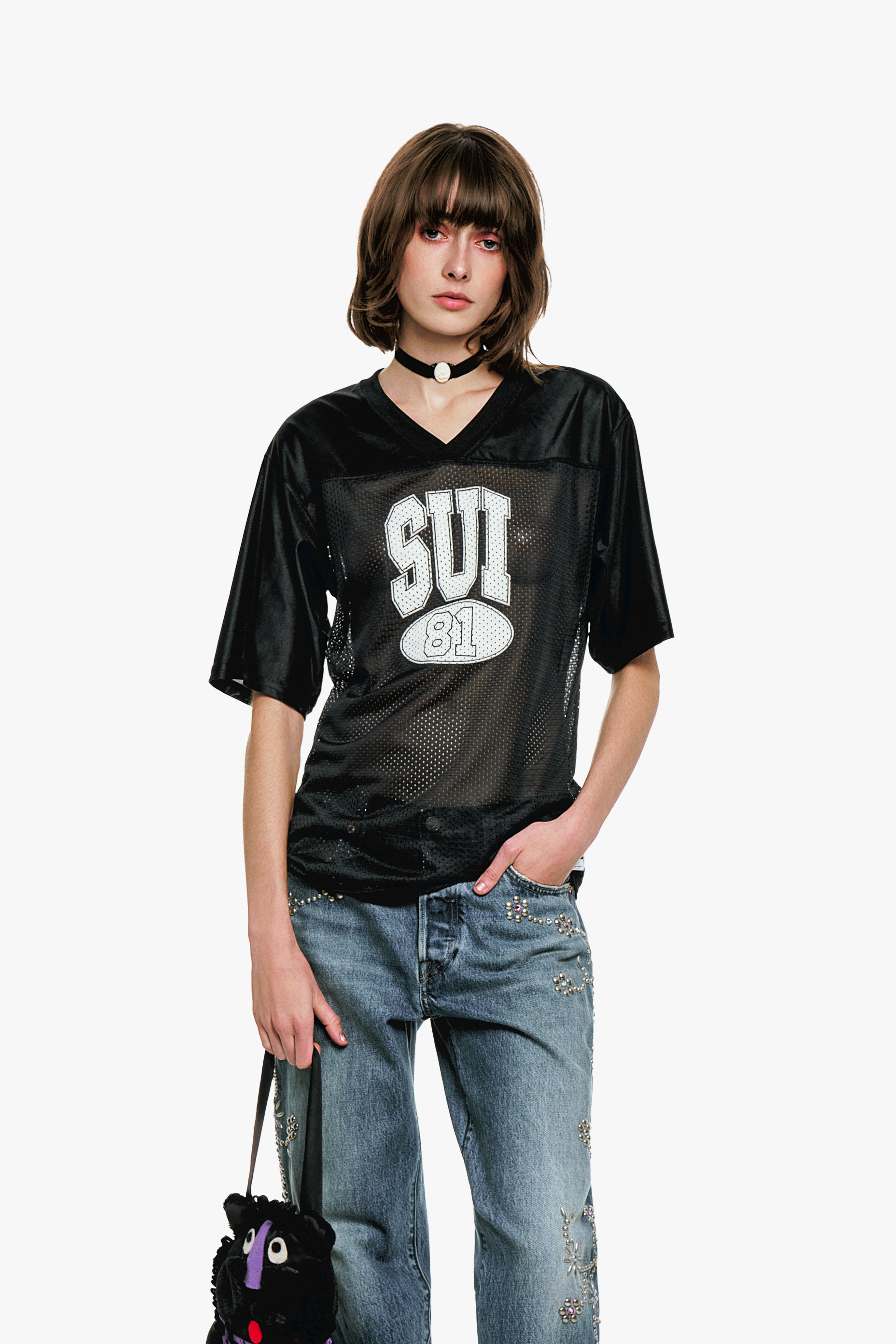 Sui 81 Jersey - Black - Anna Sui Discount