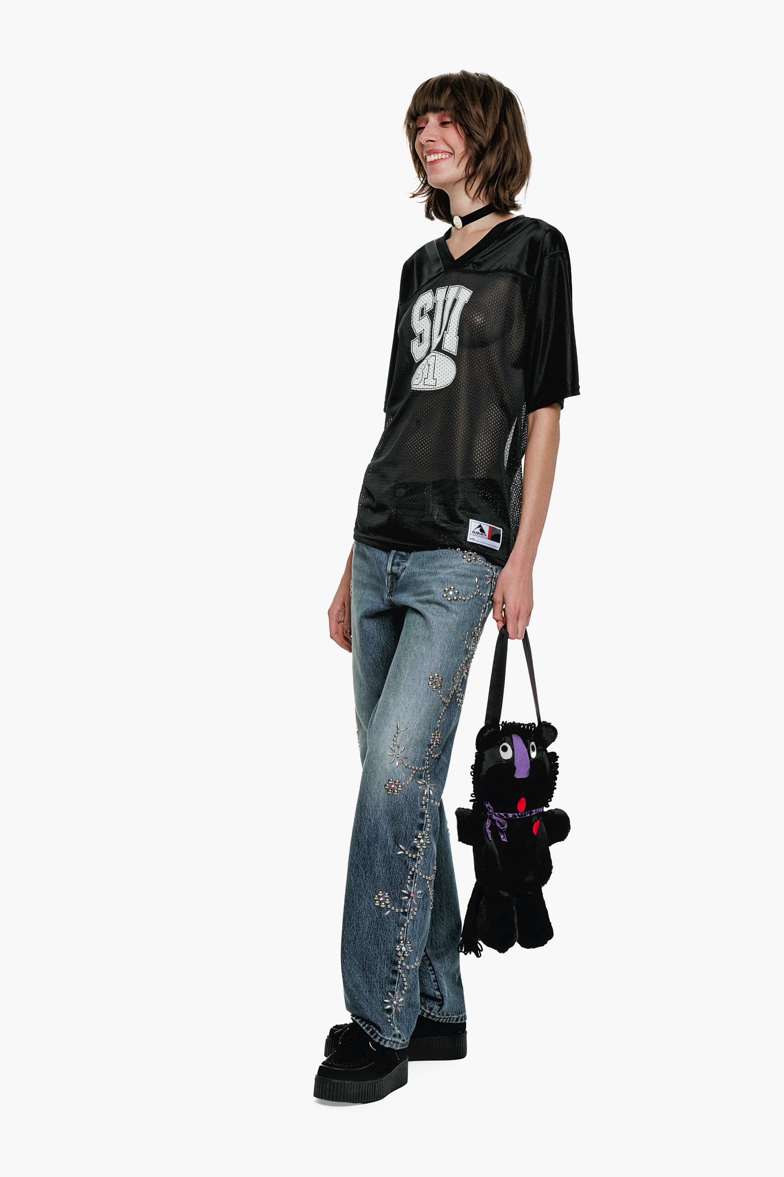 Sui 81 Jersey - Black - Anna Sui Discount