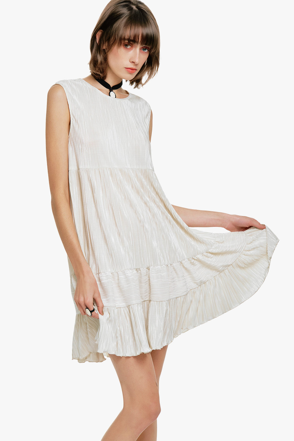 Plissé Babydoll Dress - Anna Sui Discount