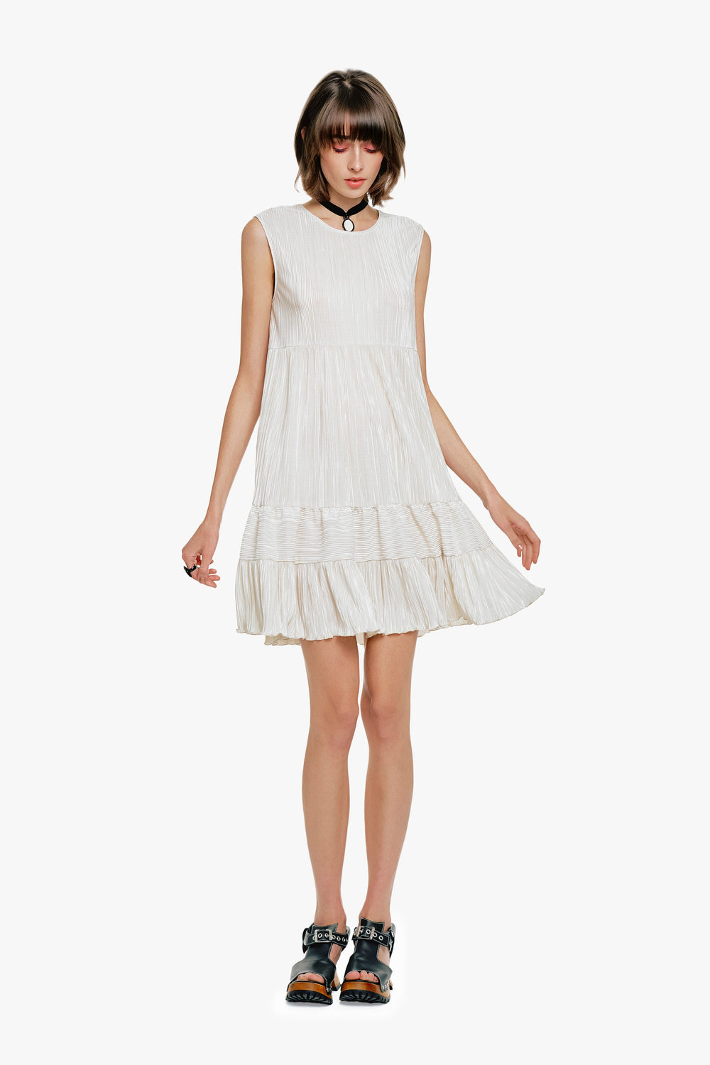 Plissé Babydoll Dress - Anna Sui Discount