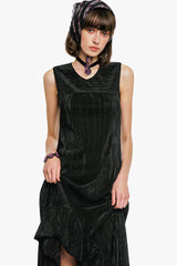 Plissé Hi-Low Dress - Anna Sui Discount