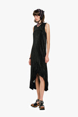 Plissé Hi-Low Dress - Anna Sui Discount