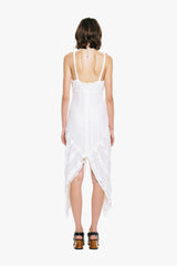 Floral Ruffle Stretch Lace Handkerchief Dress - Anna Sui Discount