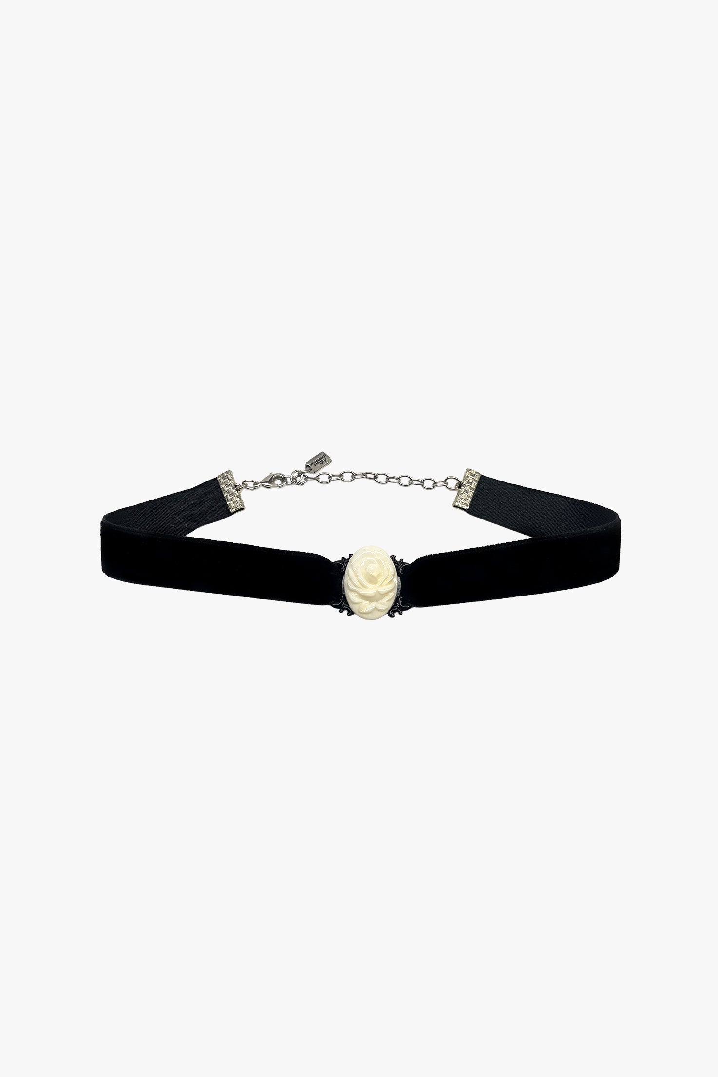Oval Rose Choker - Ivory - Anna Sui US