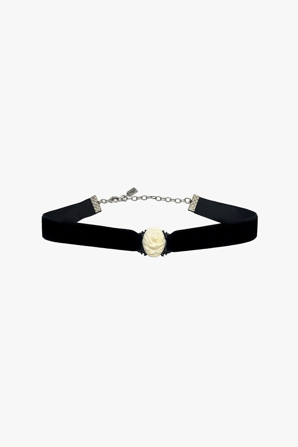 Oval Rose Choker - Ivory - Anna Sui US