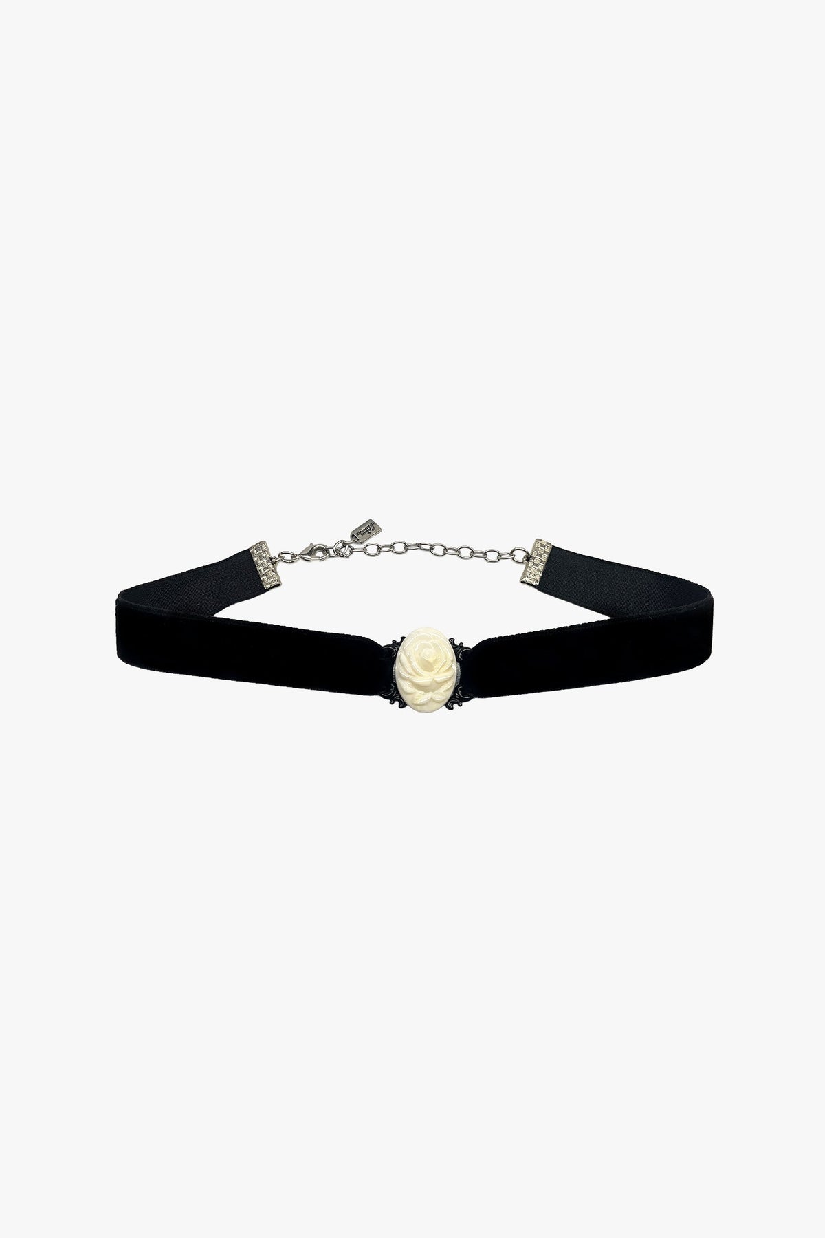 Oval Rose Choker - Ivory - Anna Sui US