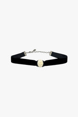 Oval Rose Choker - Ivory - Anna Sui US