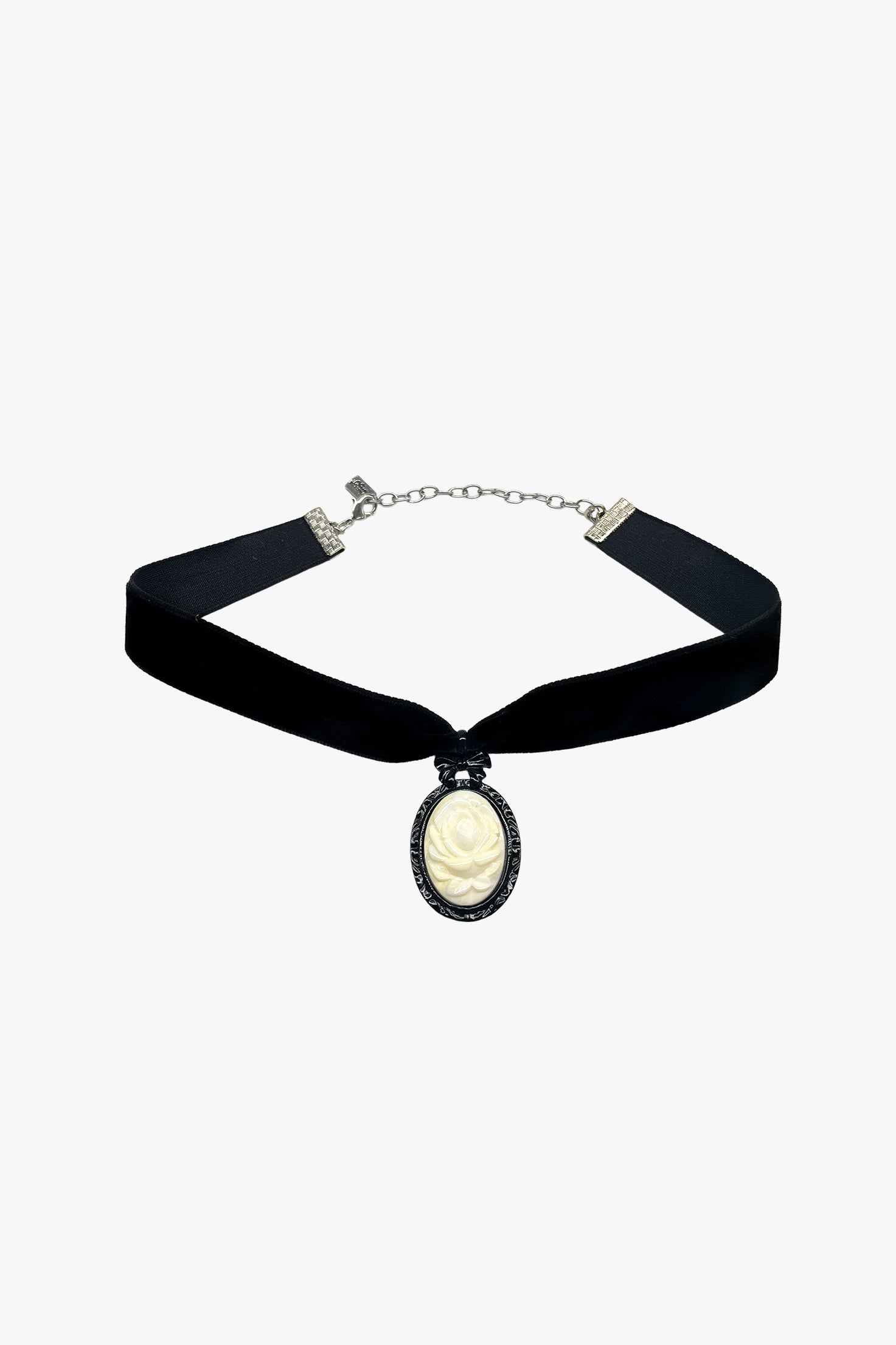 Rose Drop Choker Necklace - Ivory - Anna Sui Discount