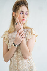 Carved Rose Ring - Ivory - Anna Sui Online