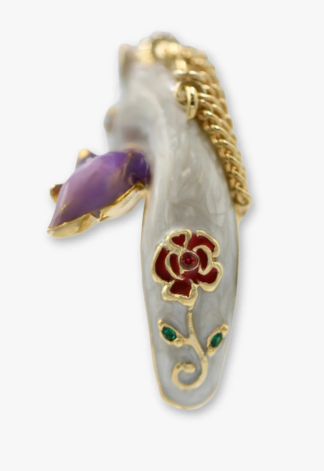 Enchanted Unicorn Ring - Ivory - Anna Sui Online