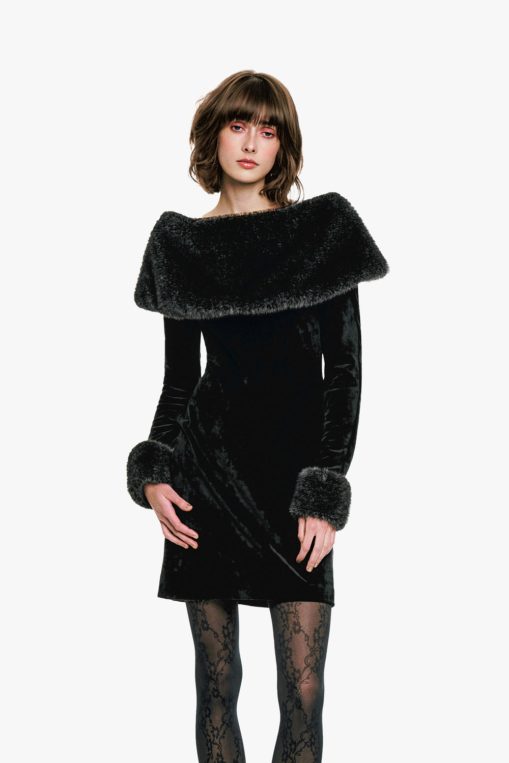 Stretch Velour Dress - Anna Sui Sale
