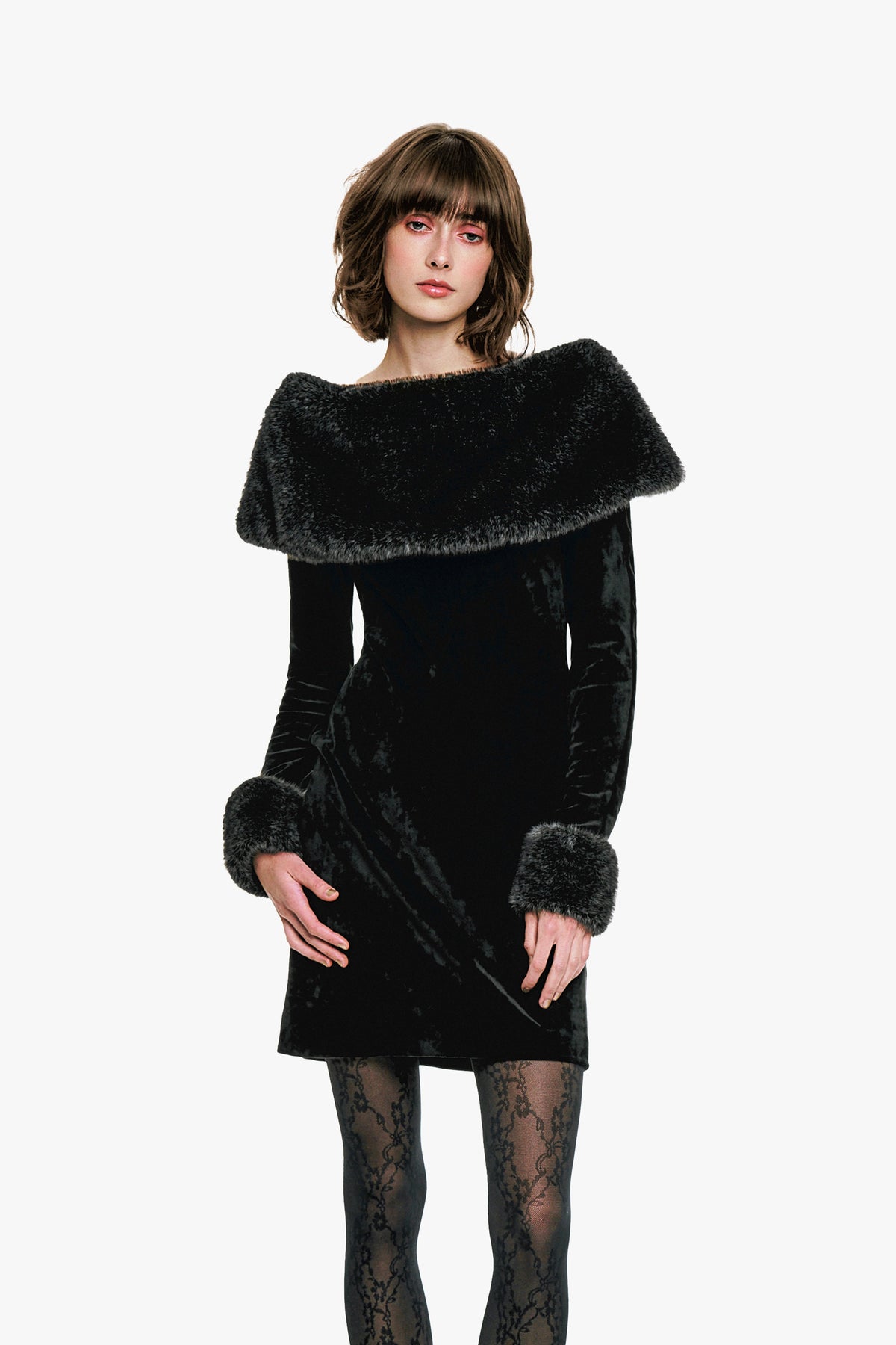 Stretch Velour Dress - Anna Sui Sale