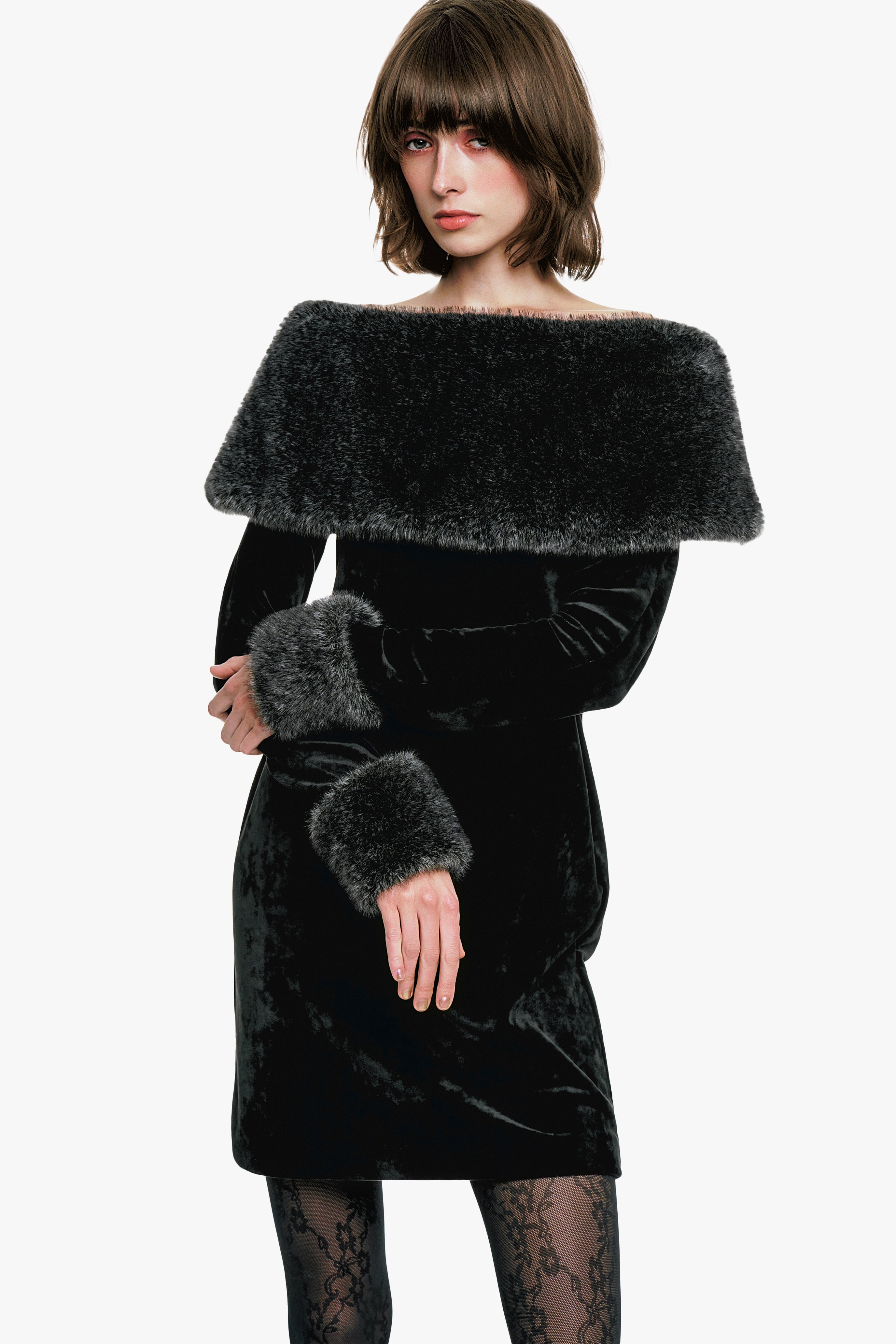 Stretch Velour Dress - Anna Sui Sale