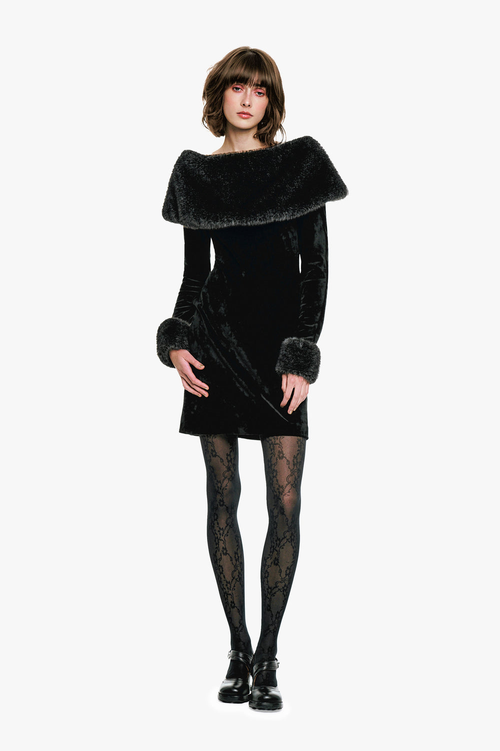 Stretch Velour Dress - Anna Sui Sale