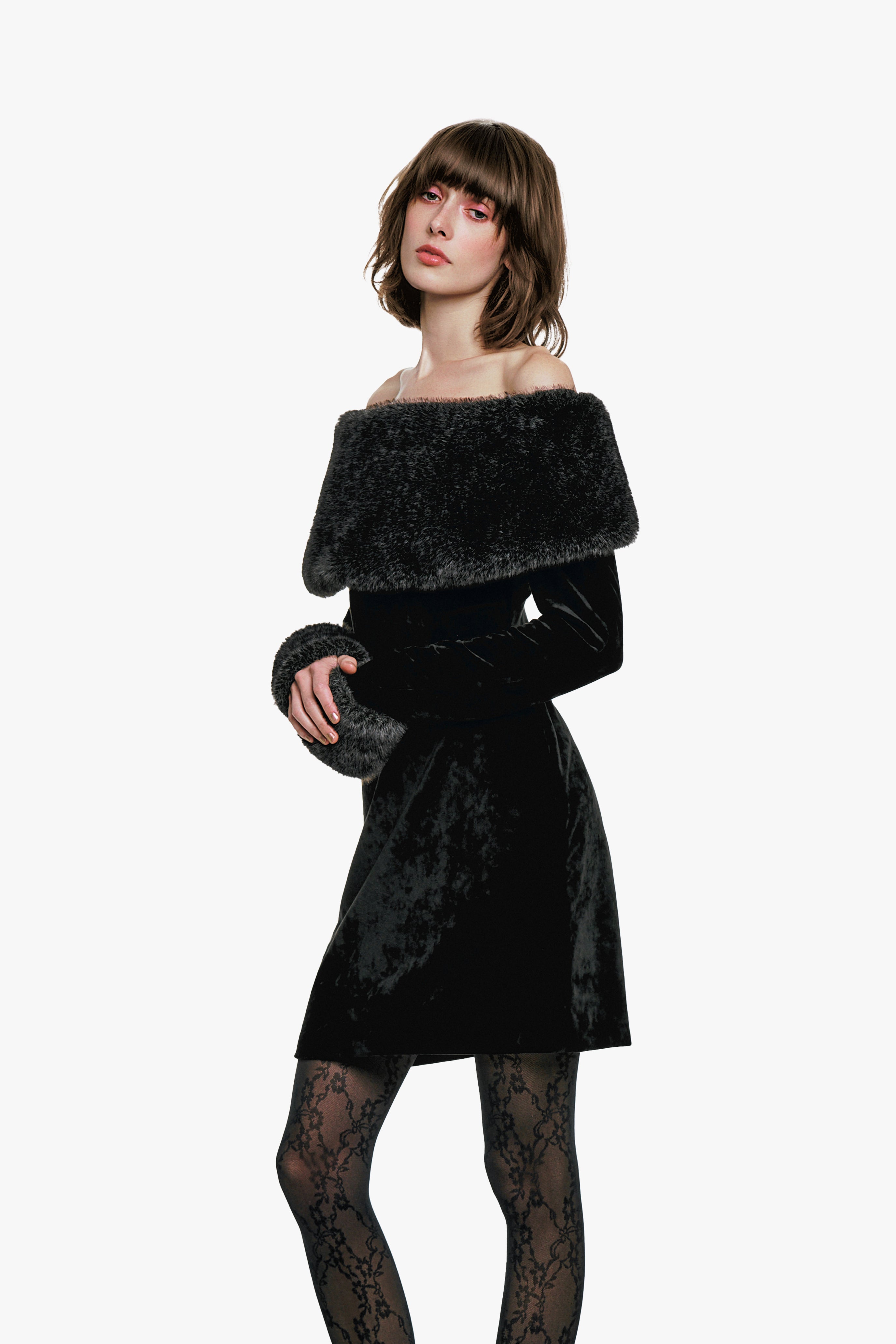 Stretch Velour Dress - Anna Sui Sale