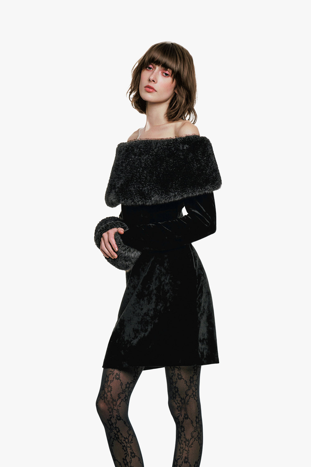 Stretch Velour Dress - Anna Sui Sale