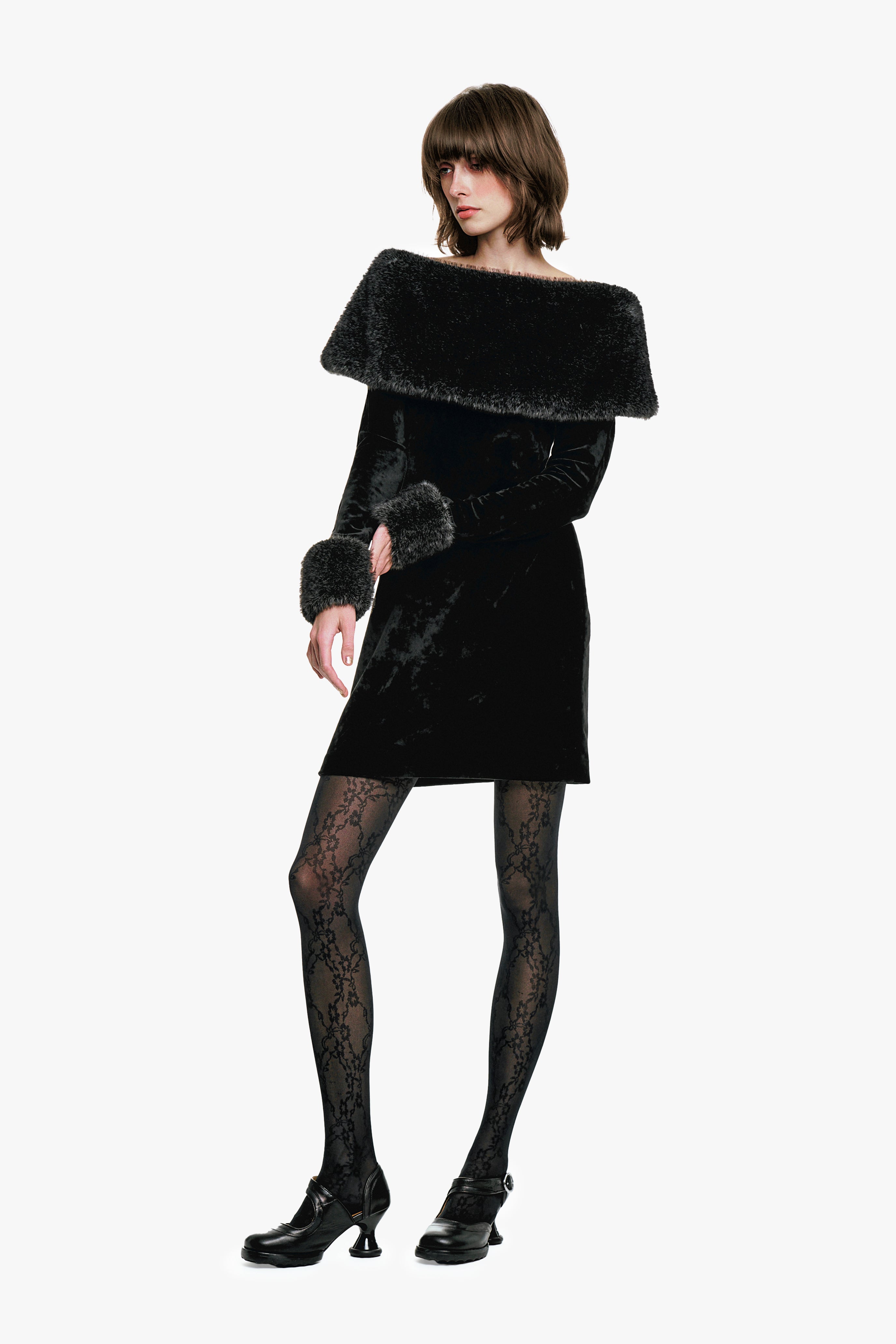 Stretch Velour Dress - Anna Sui Sale