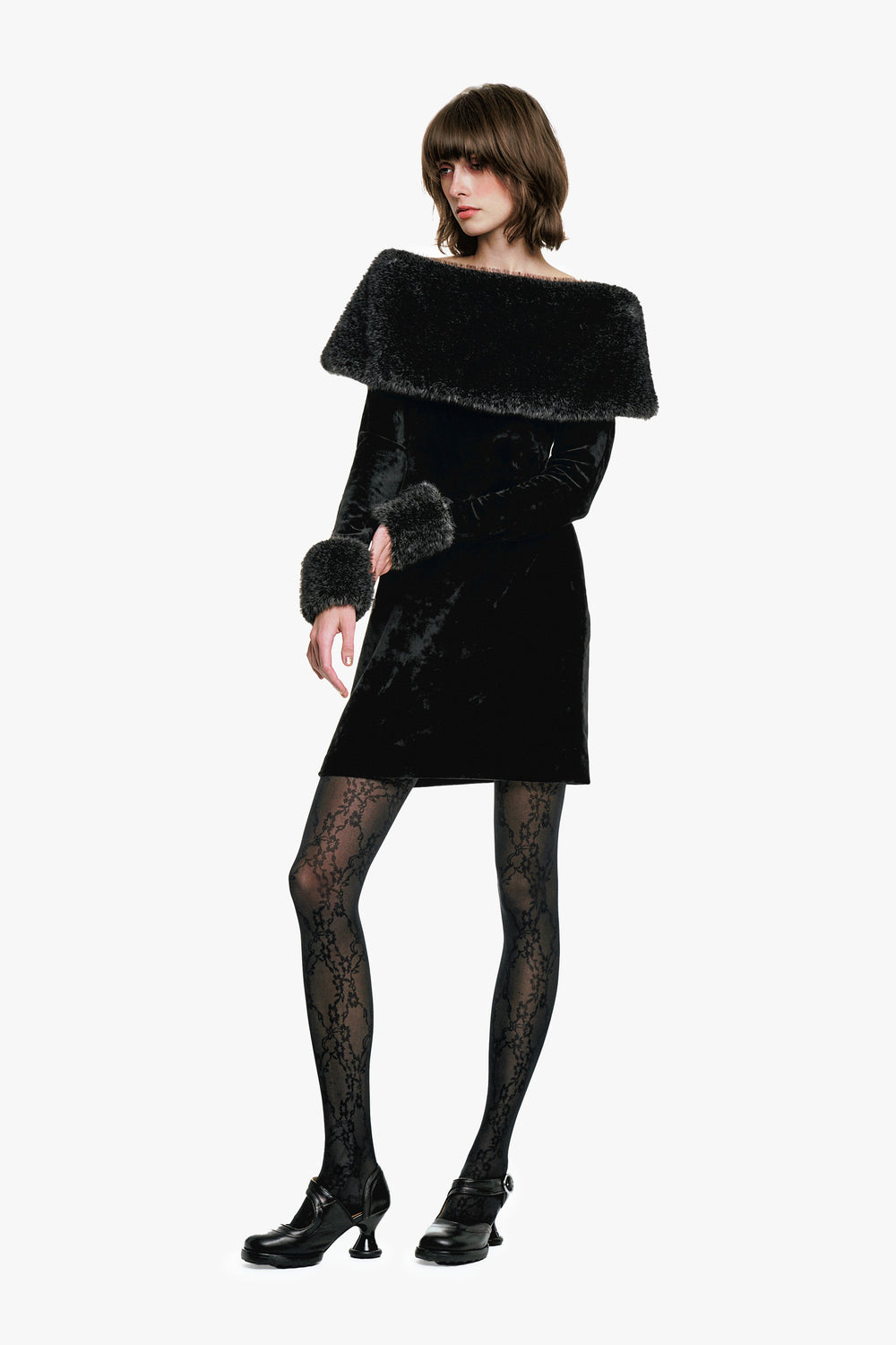 Stretch Velour Dress - Anna Sui Sale