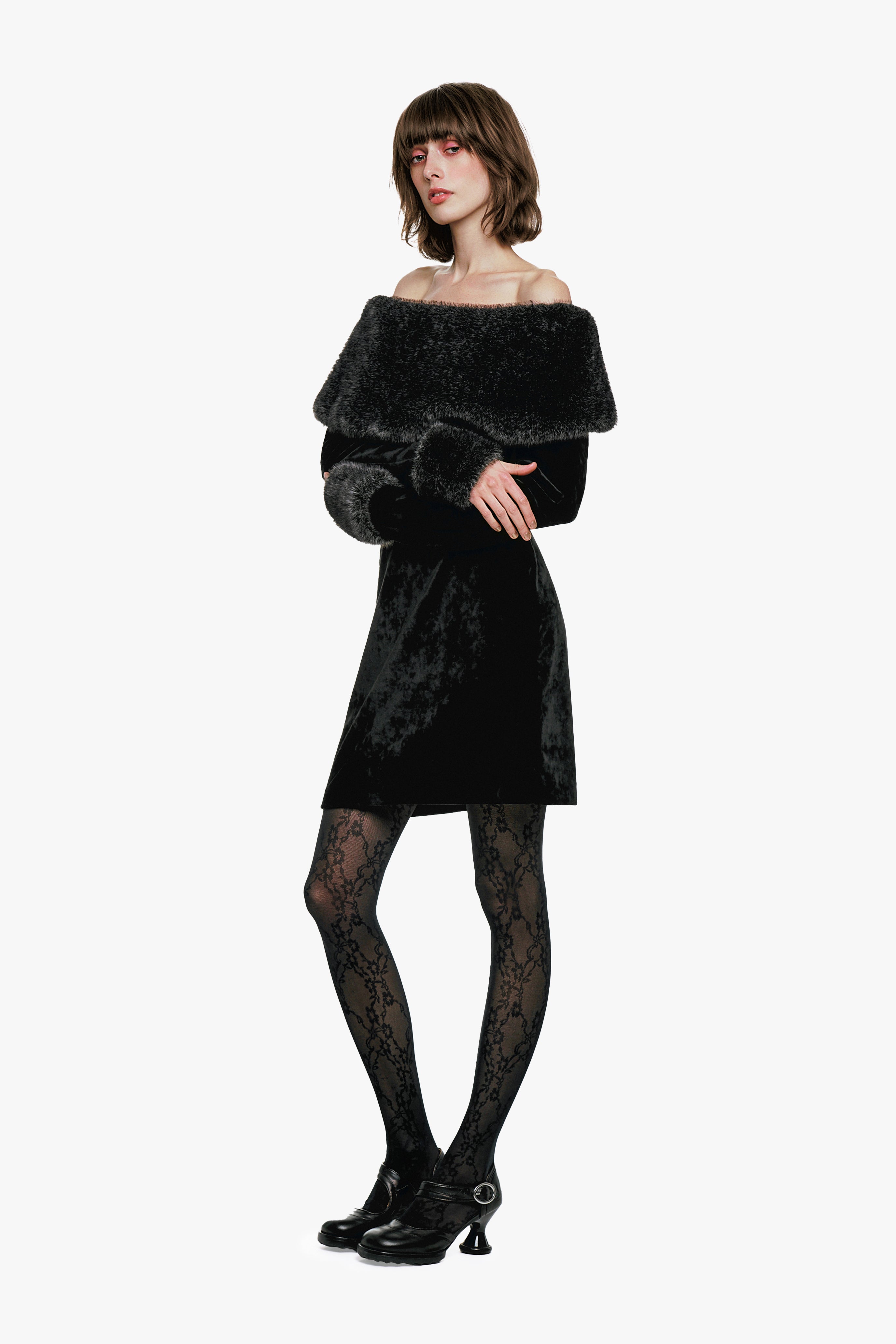 Stretch Velour Dress - Anna Sui Sale
