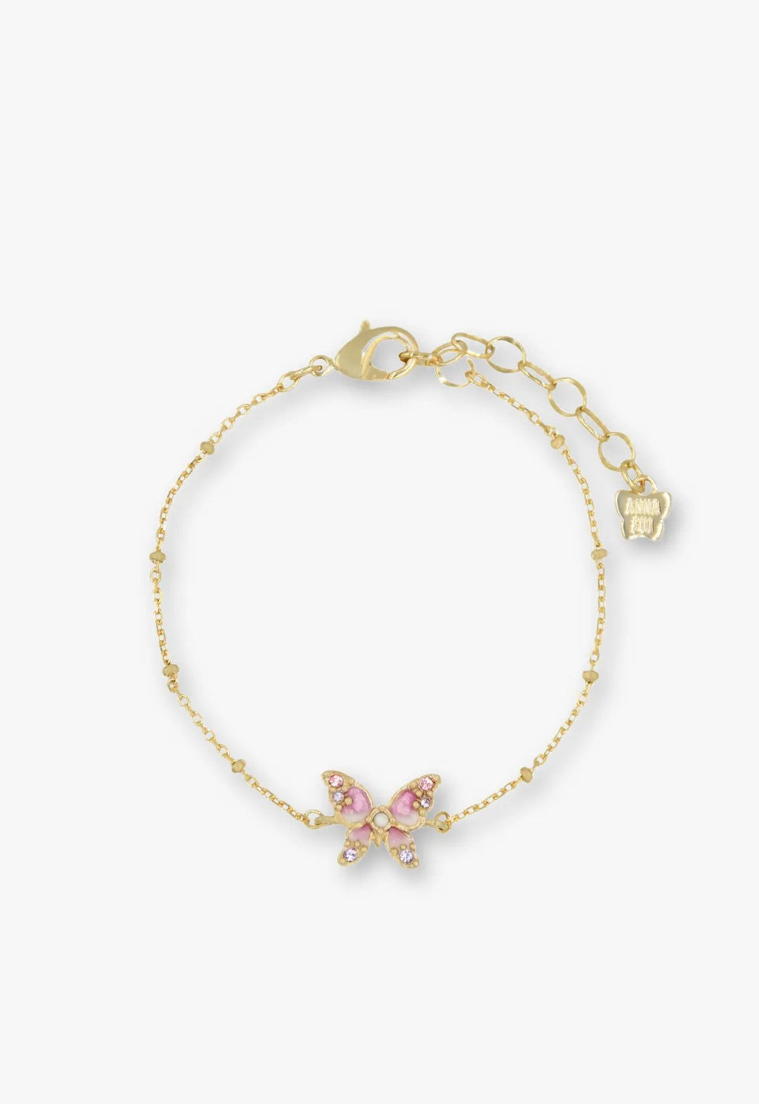 Shining Butterfly Bracelet - Pink Gold - Anna Sui Outlet