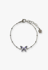 Shining Butterfly Bracelet - Purple Gunmetal - Anna Sui Online