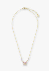 Shining Butterfly Necklace - Pink Gold - Anna Sui Sale
