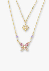 Shining Butterfly Necklace - Pink Gold - Anna Sui Sale