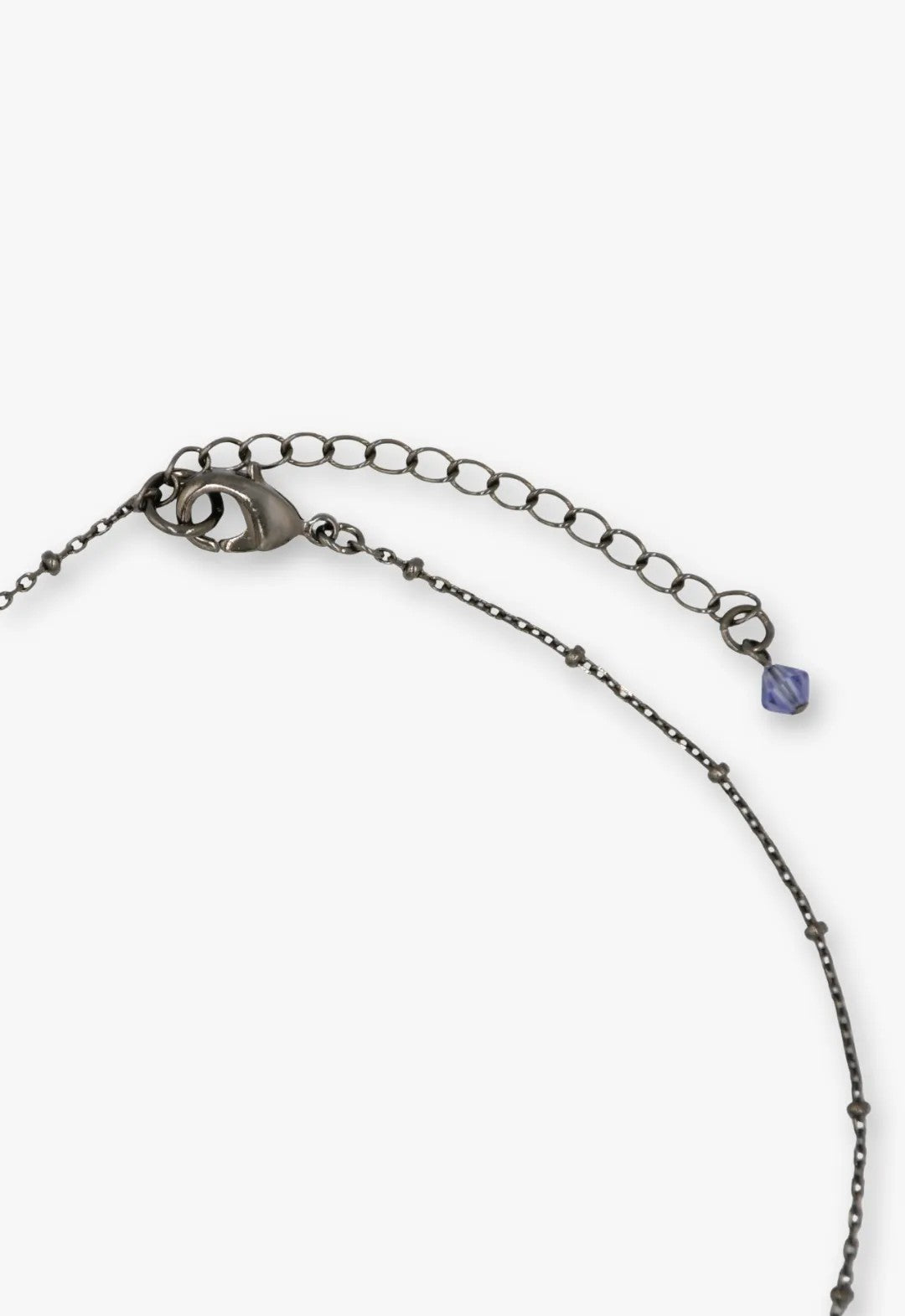 Shining Butterfly Necklace - Purple Gunmetal - Anna Sui Outlet