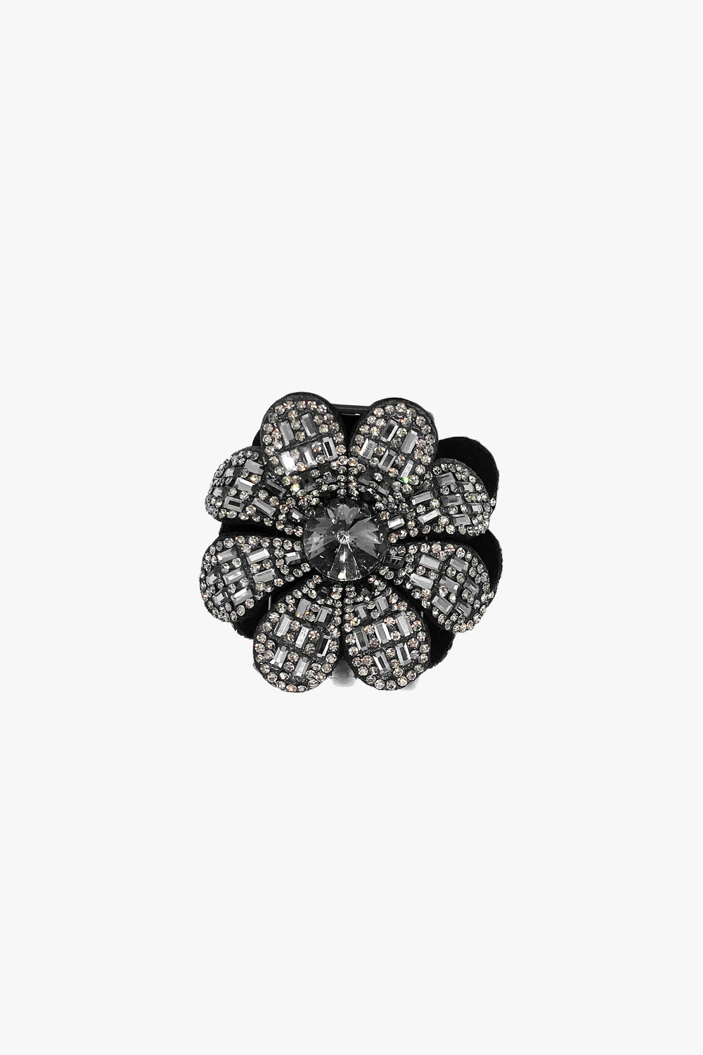 Swarovski Flower Jaw - Hematite - Anna Sui Online
