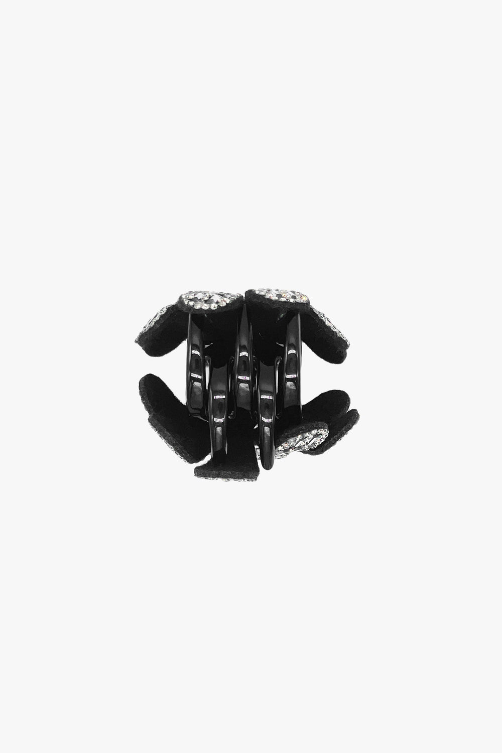 Swarovski Flower Jaw - Hematite - Anna Sui Online