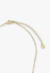 Lucky Cat Flower Necklace- Gold - Anna Sui Sale