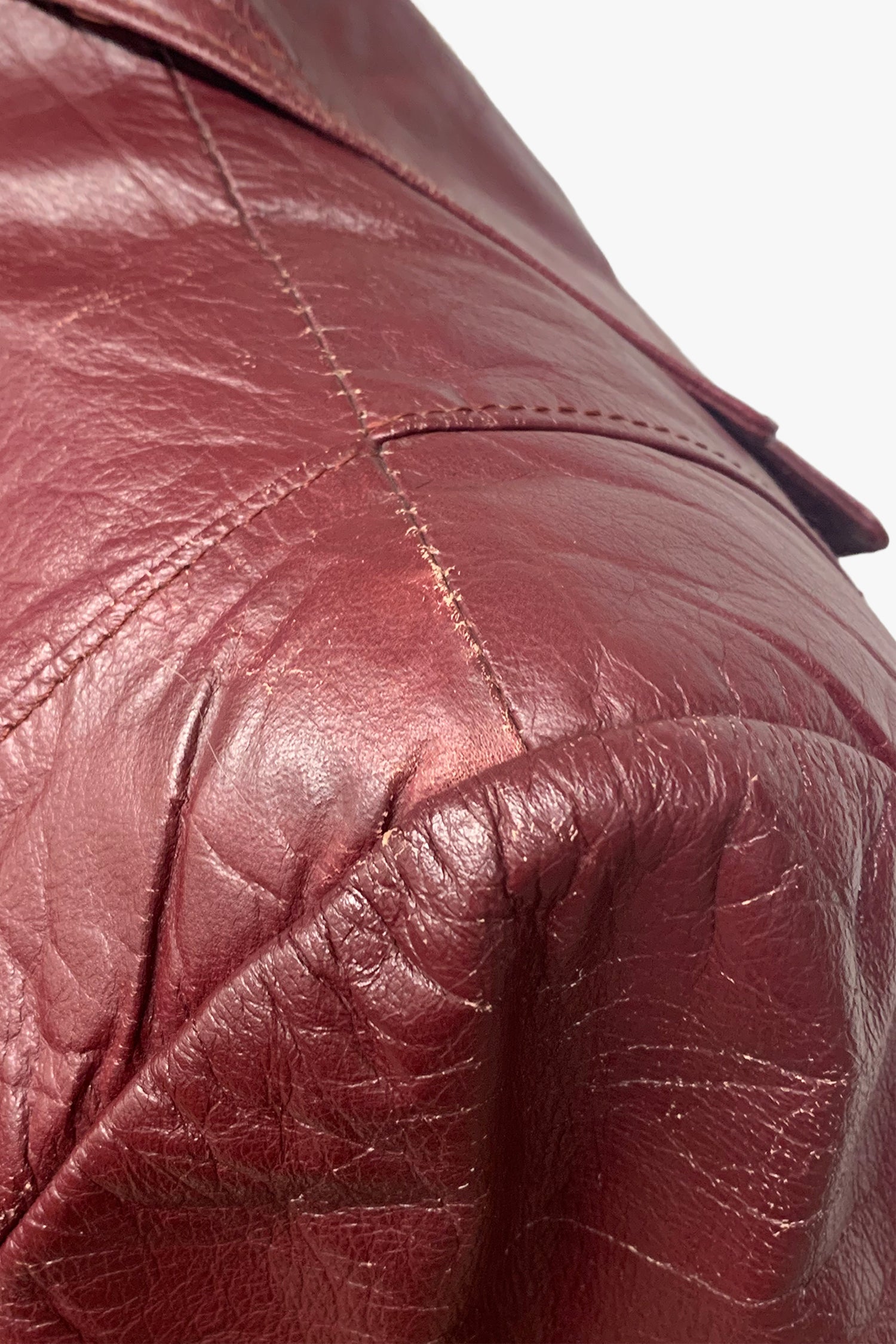 Vintage Leather Belted Coat with Removable Lining - Anna Sui US
