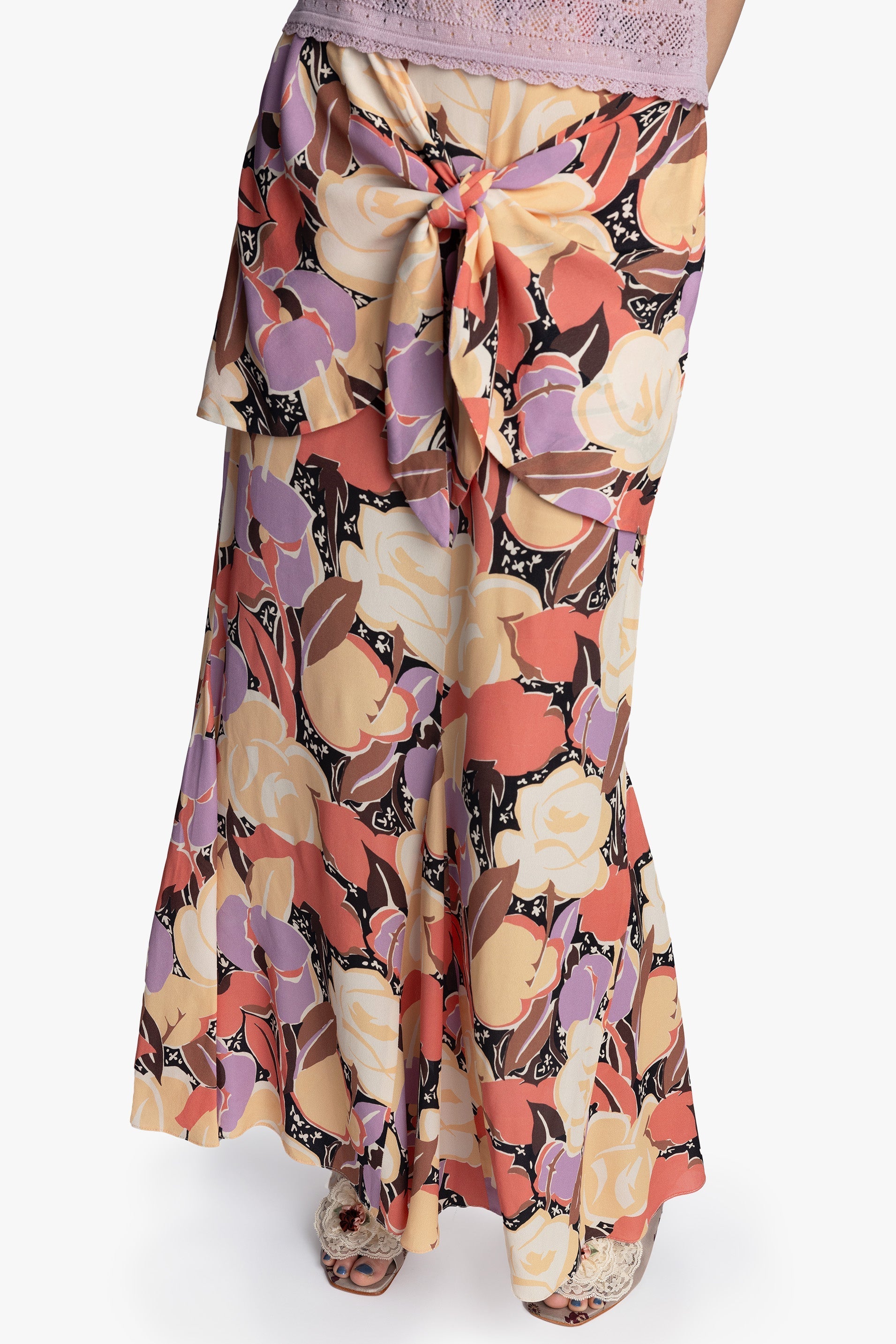 Desert Bloom Crepe Skirt - Anna Sui Discount