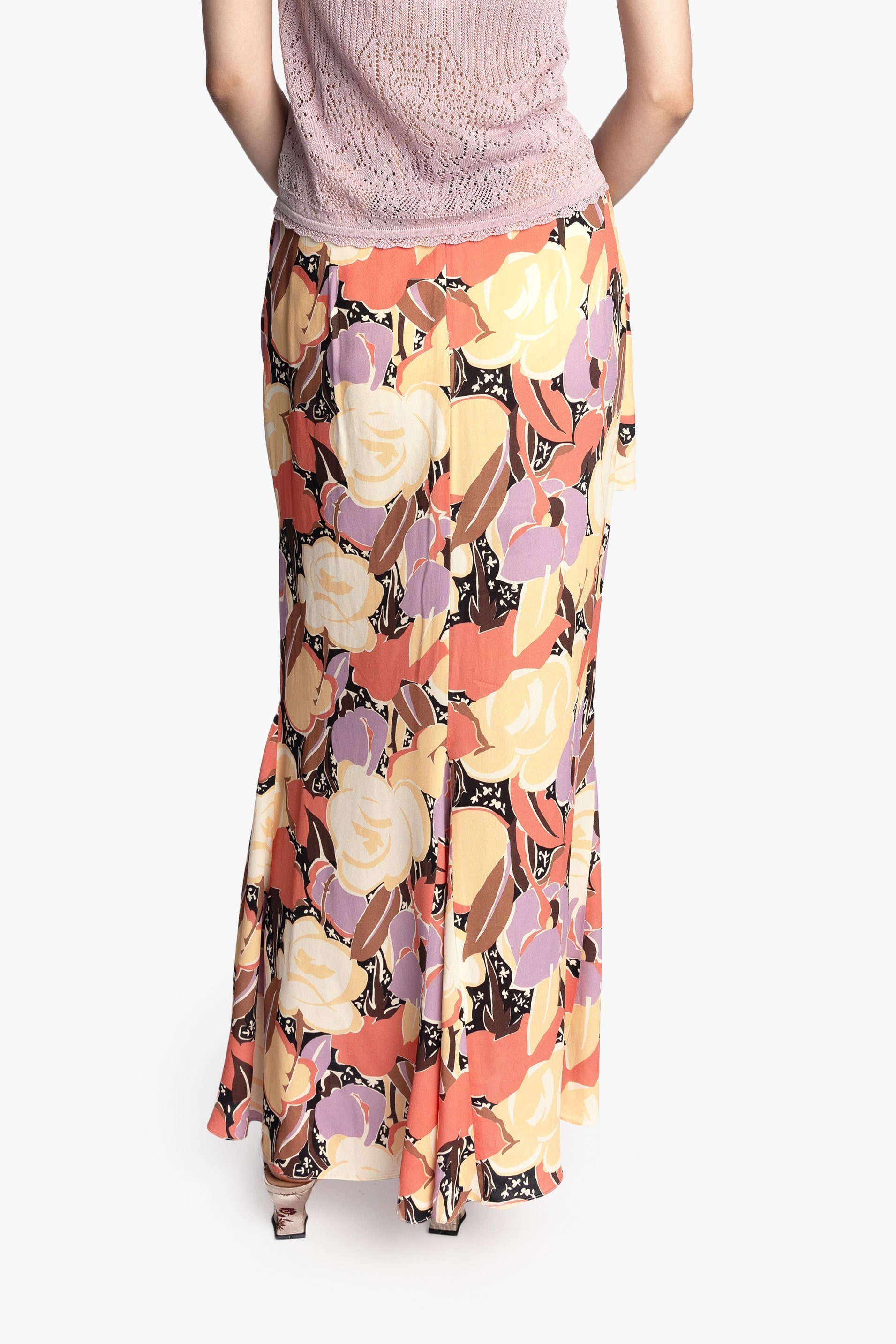 Desert Bloom Crepe Skirt - Anna Sui Discount
