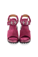 John Fluevog x Anna Sui Clog Sandals - Purple - Anna Sui Sale