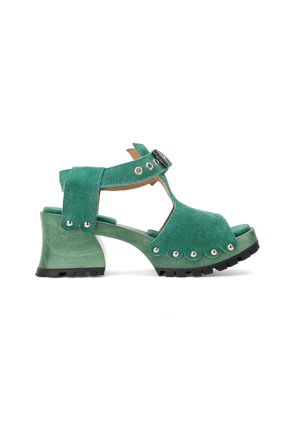 John Fluevog x Anna Sui Clog Sandals - Green - Anna Sui Discount