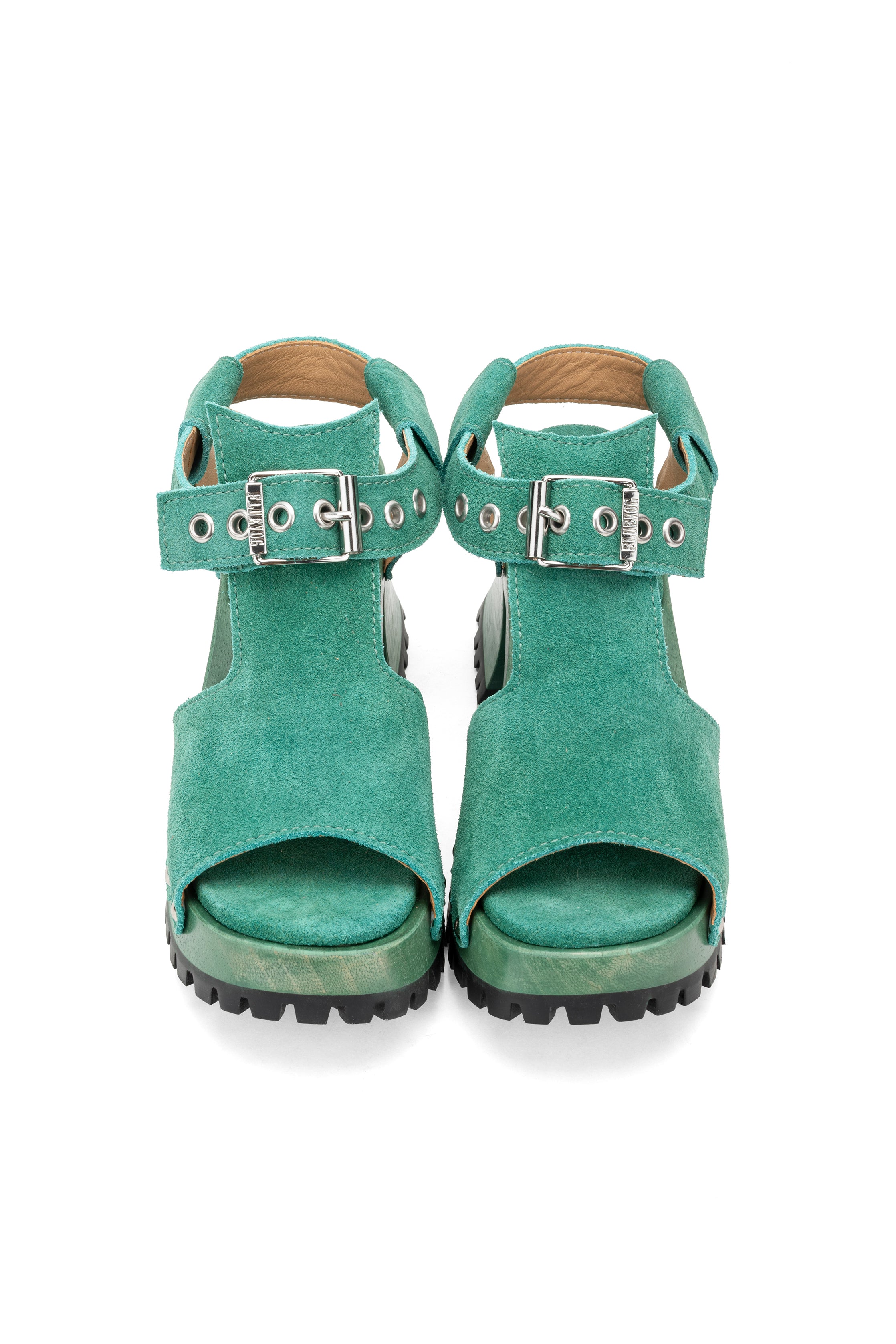 John Fluevog x Anna Sui Clog Sandals - Green - Anna Sui Discount