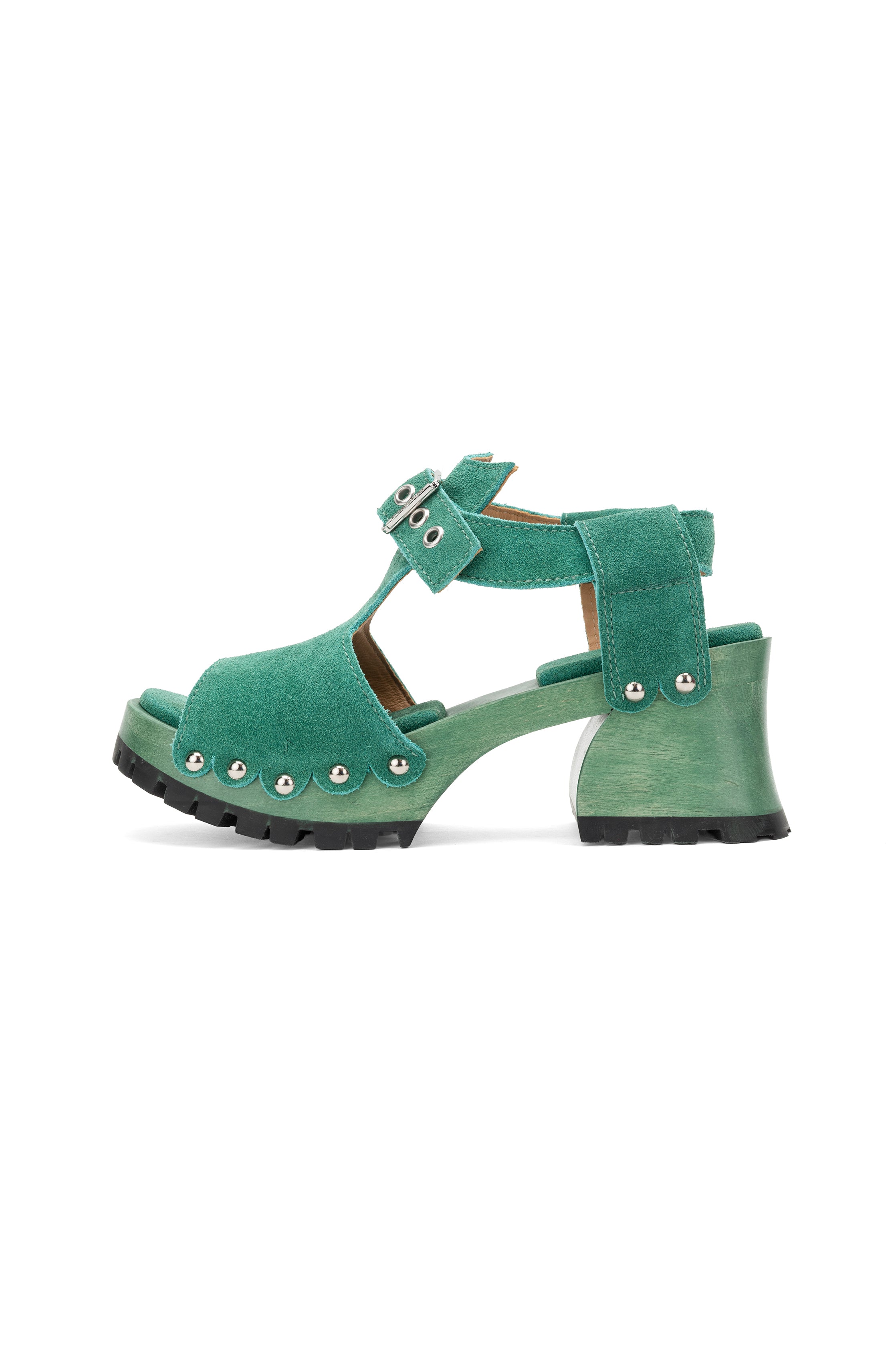 John Fluevog x Anna Sui Clog Sandals - Green - Anna Sui Discount