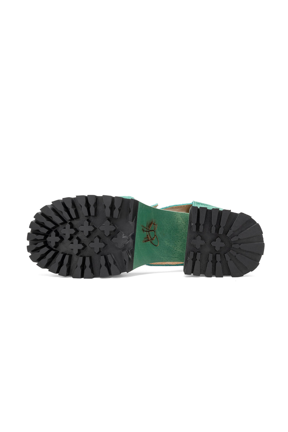 John Fluevog x Anna Sui Clog Sandals - Green - Anna Sui Discount