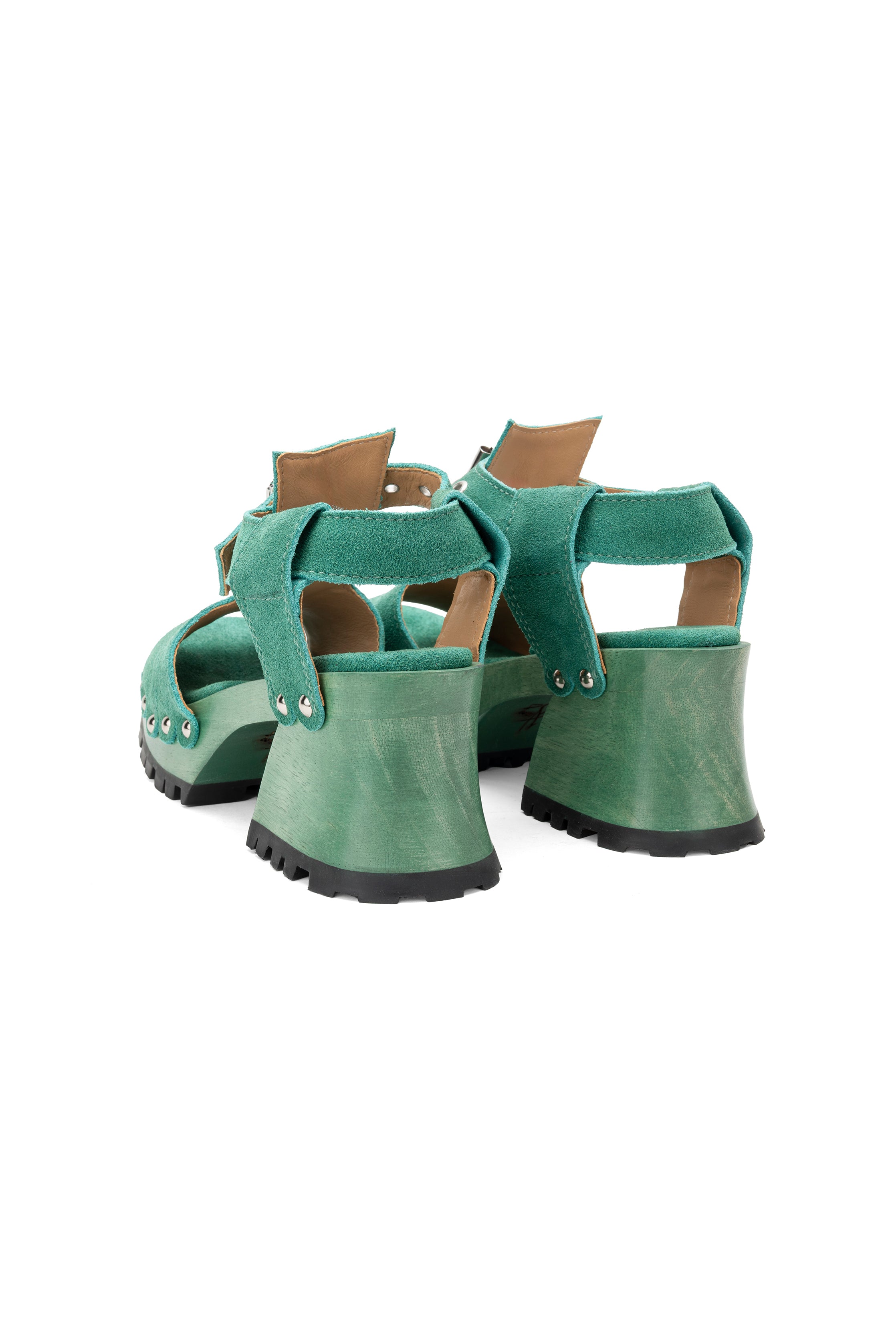 John Fluevog x Anna Sui Clog Sandals - Green - Anna Sui Discount