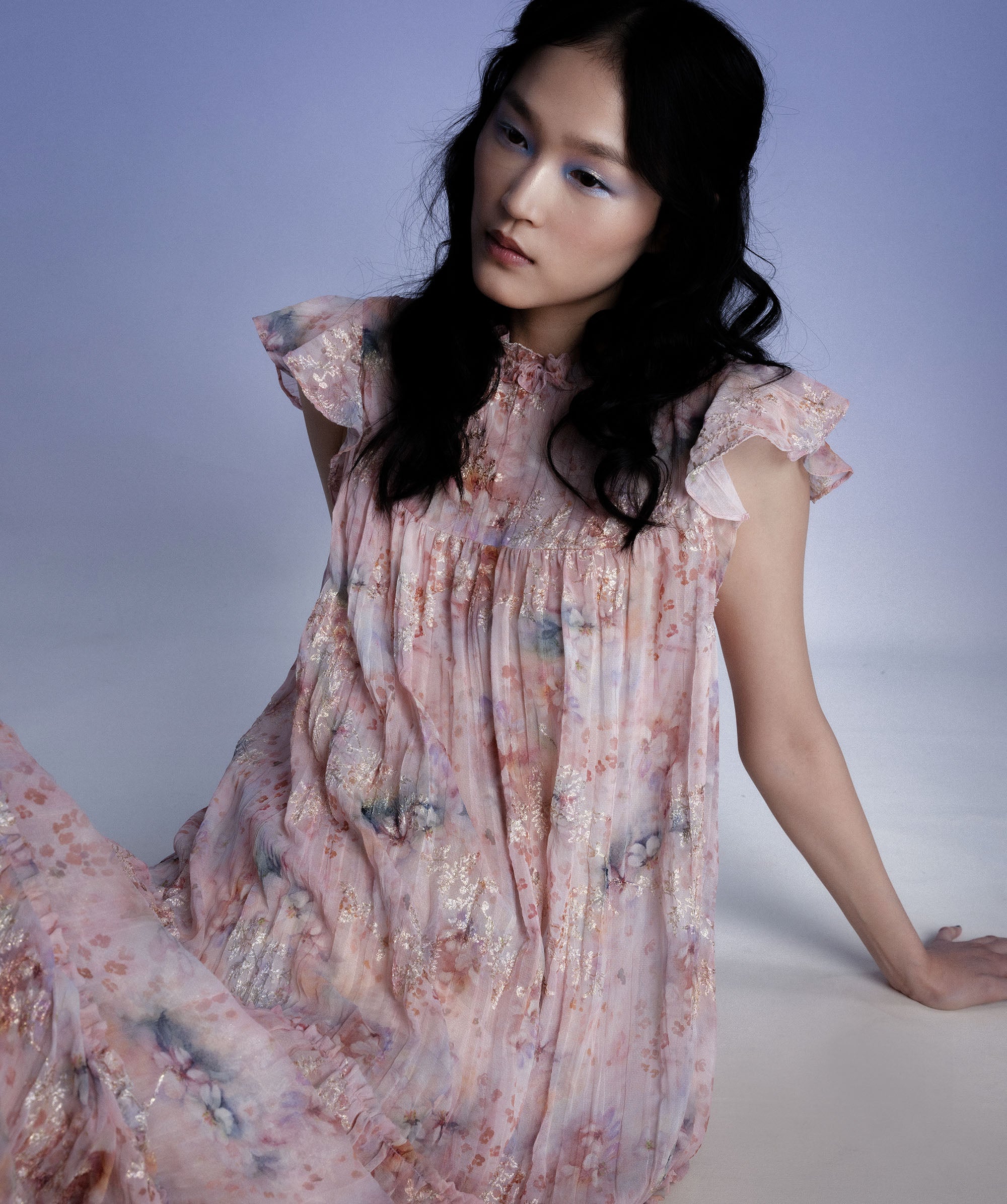 Oasis Blooms Tiered Maxi Dress - Anna Sui Sale